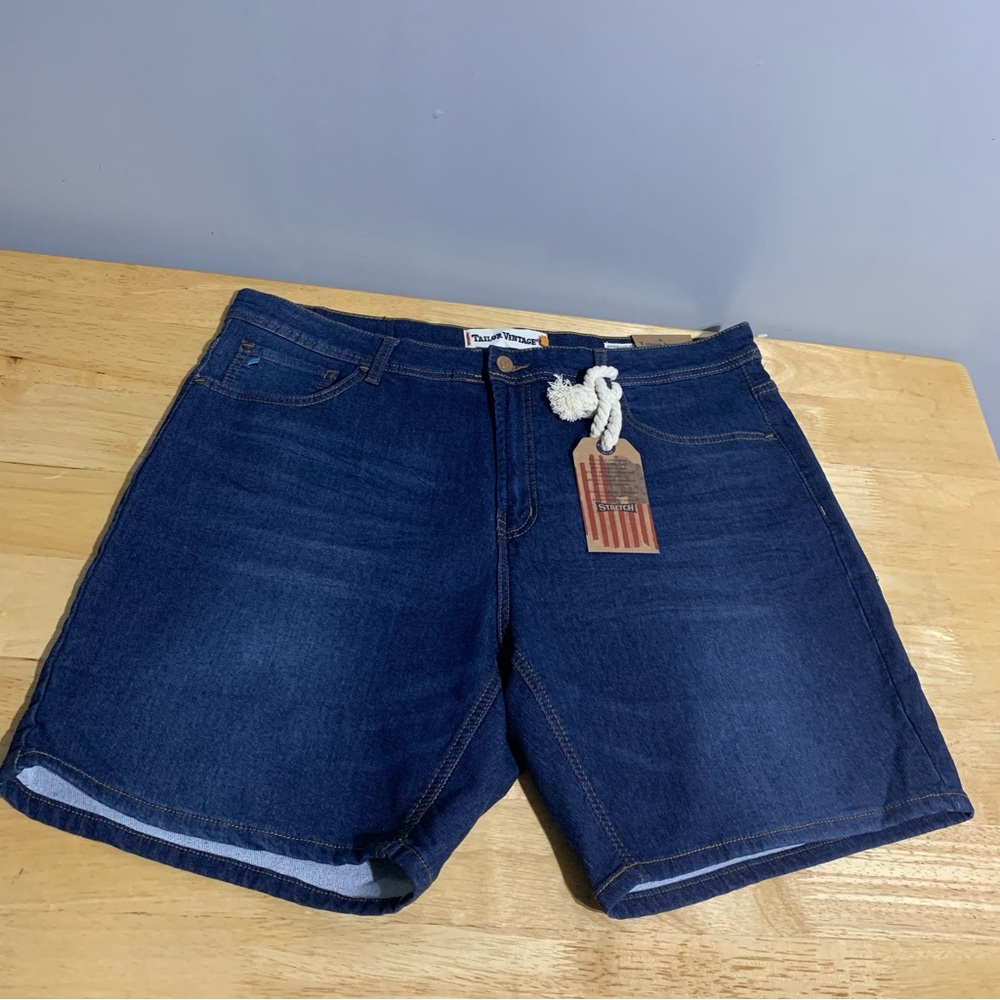 Tailor Vintage Connecticut Originals Men's Size 38W Blue  Shorts Stretch $78 NWT